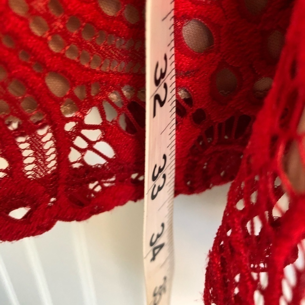 Speechless Red Lace Fit and Flare Dress Sz XS - Picture 14 of 14